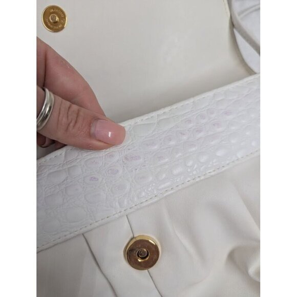 2 bags by Sylvia Cee vintage 1980s floral purse, white peach pink 44" strap P6 - Picture 5 of 12